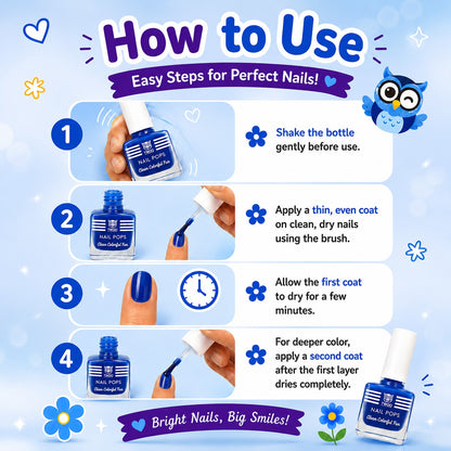 Brave Blue Nail Pop