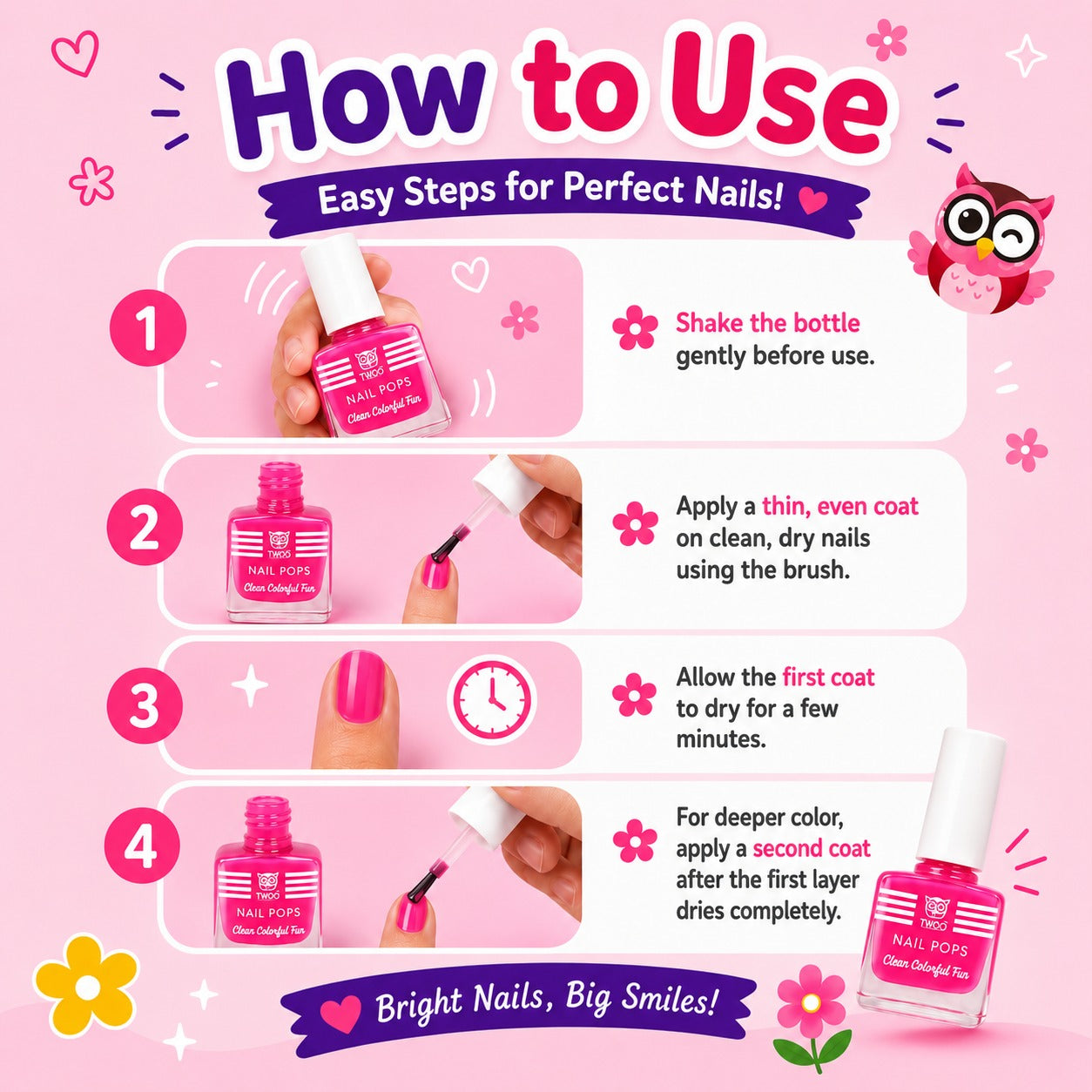 Glam Girl Pink Nail Pop