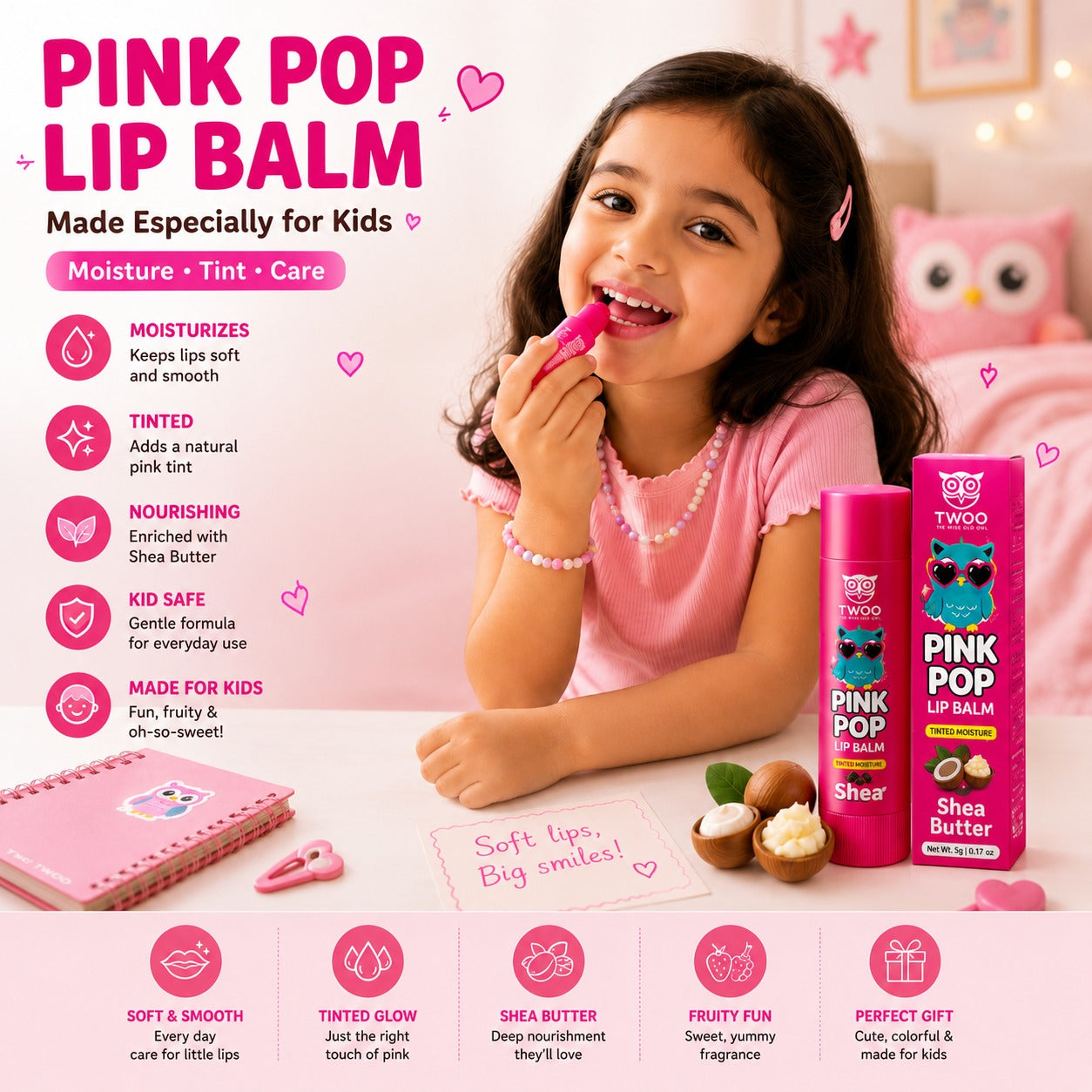 Pink Pop Lip Balm