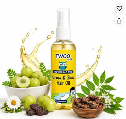 Best hair oil for growth made with amla, chamomile and bhringraj for children's hair