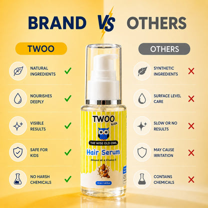 Why parents choose TWOO's hair serum for frizzy hair over other kids' brands