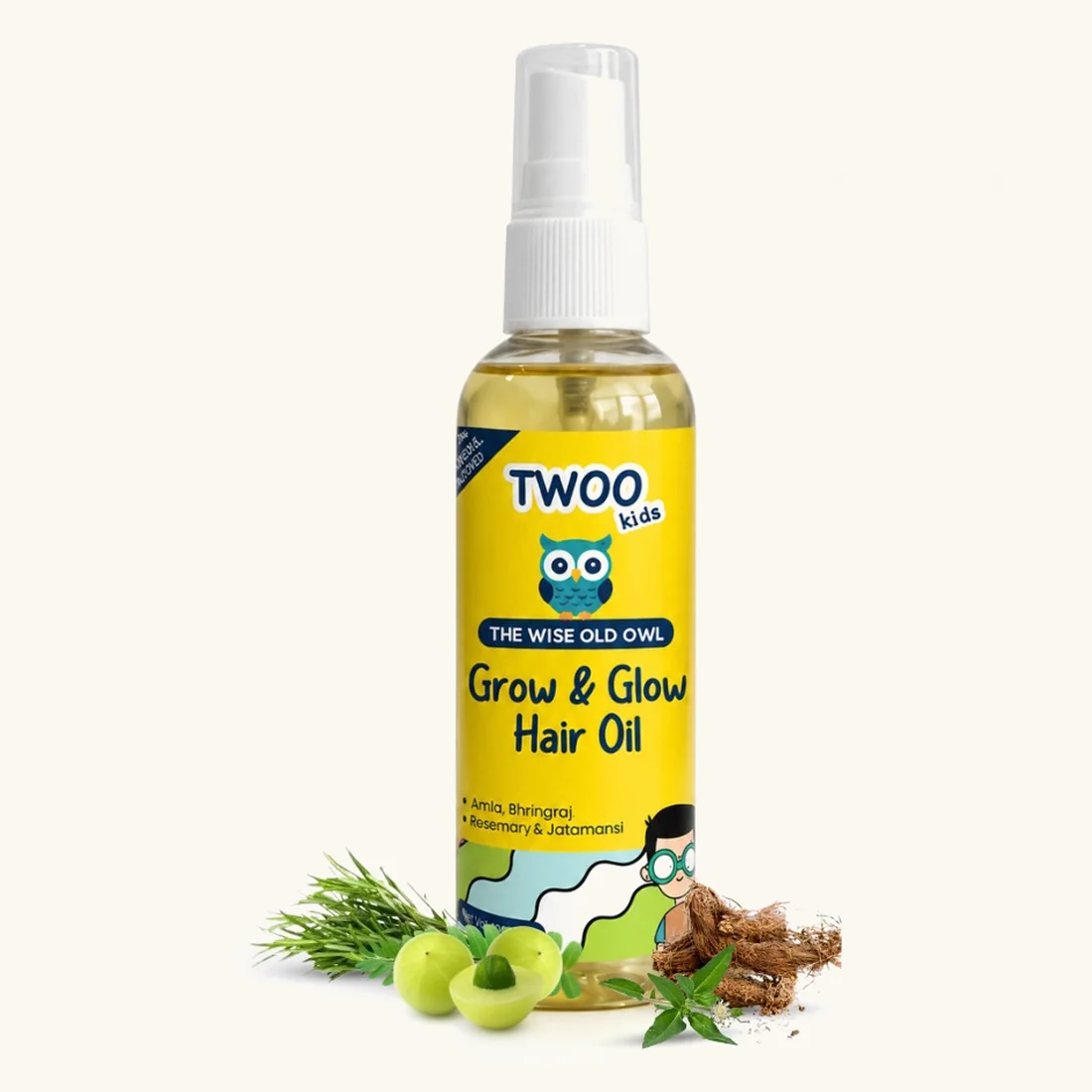 TWOO Grow & Glow Hair Oil for Kids